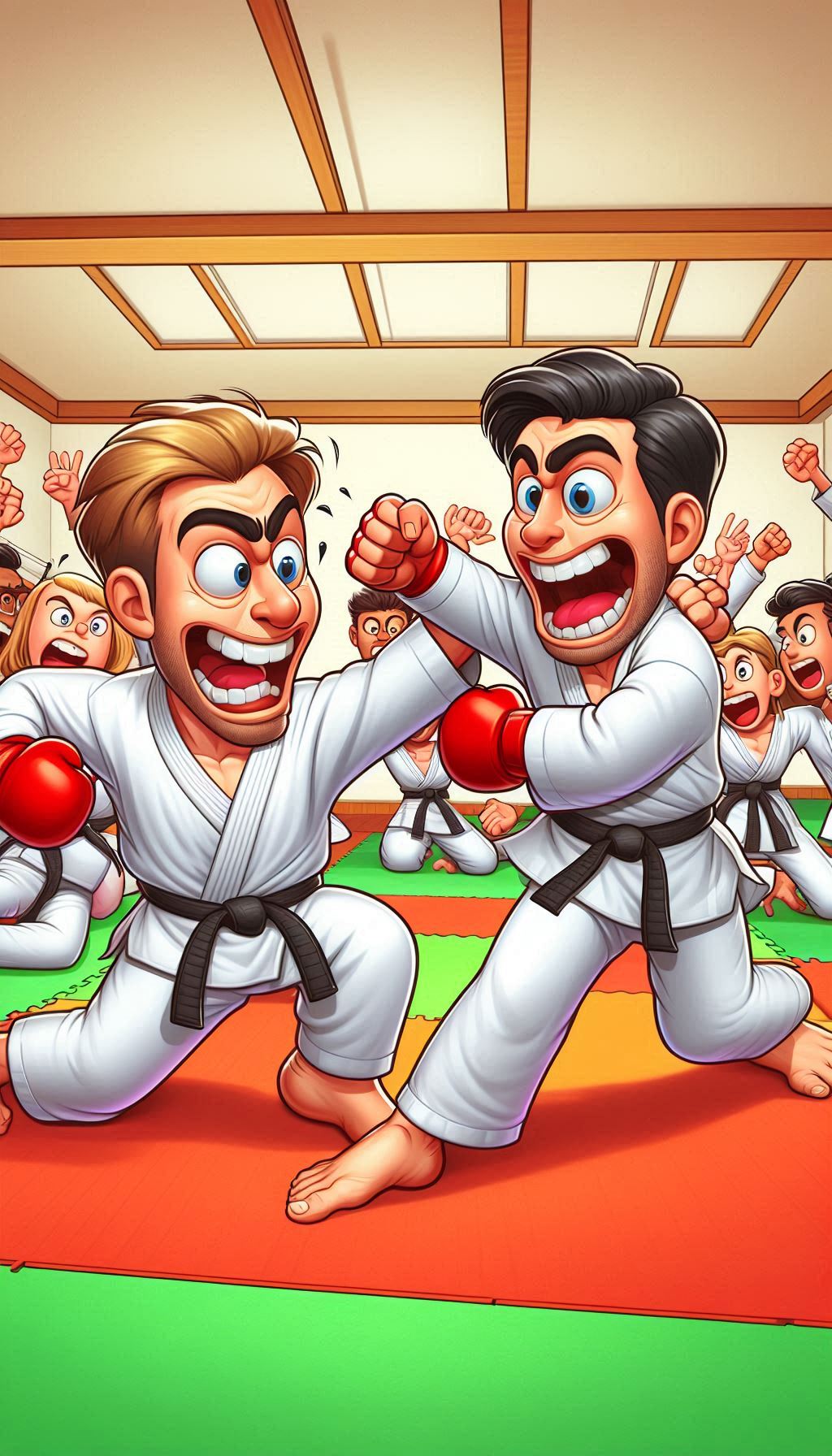 When karate becomes violent