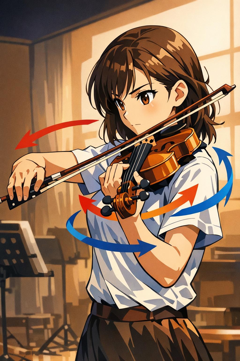 Key characteristics of movement in an instrumentalist’s motor skills – the example of playing the violin